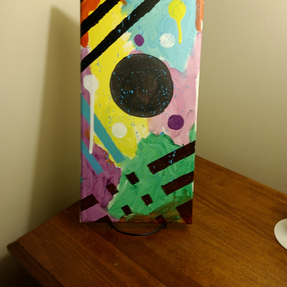 Abstract Colorful Canvas Art